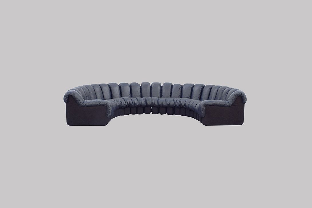Foto De Sede DS-600 Dark Brown Leather Sofa