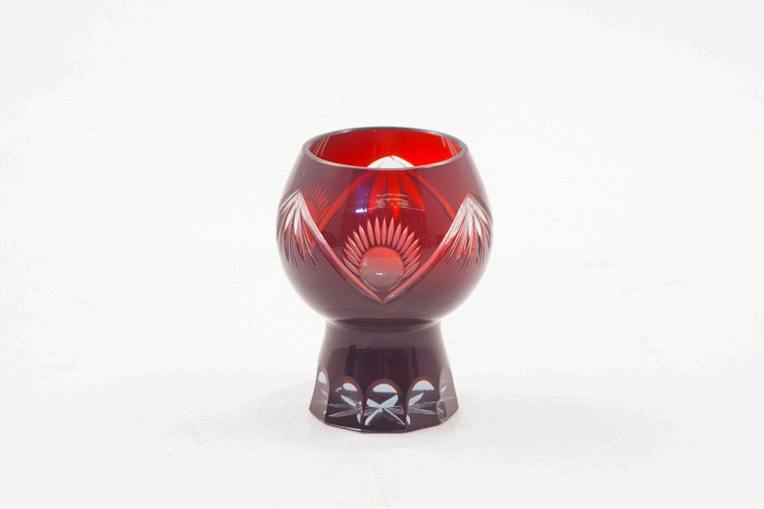 Foto Red Liquor Glass Set