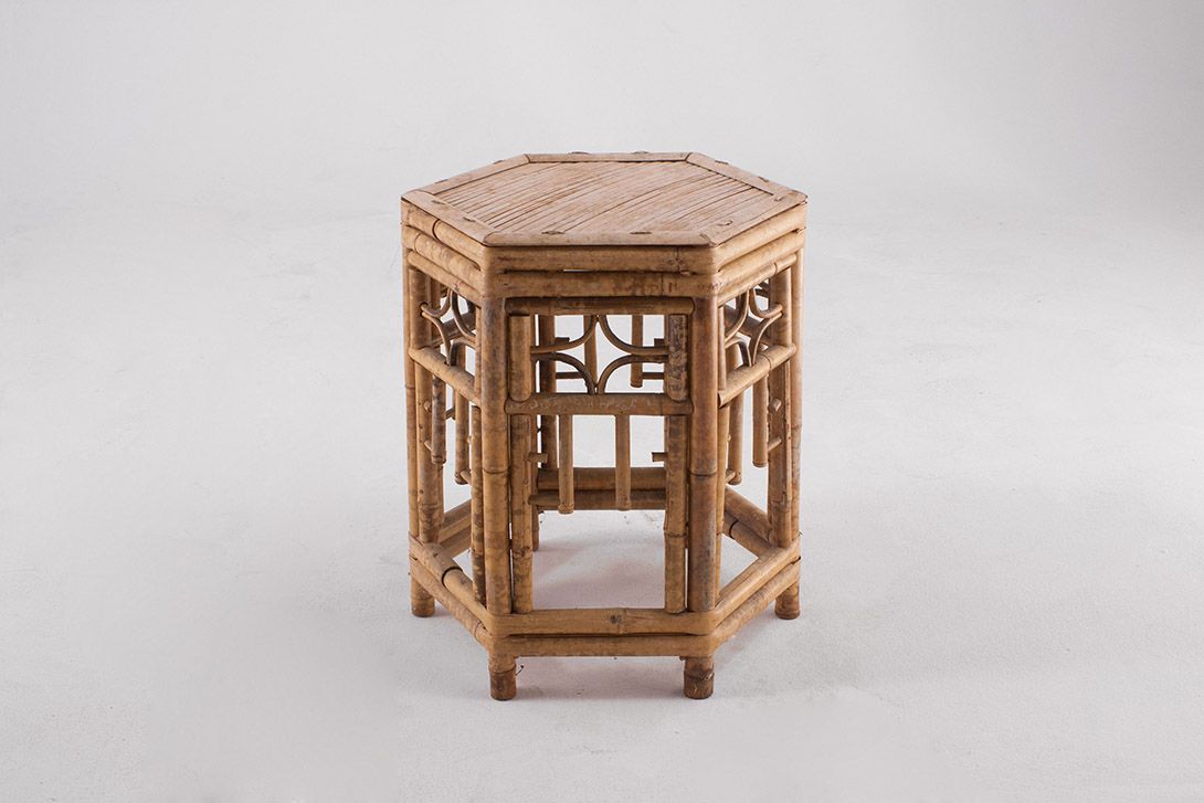 Foto Bamboo Side Table h45x35