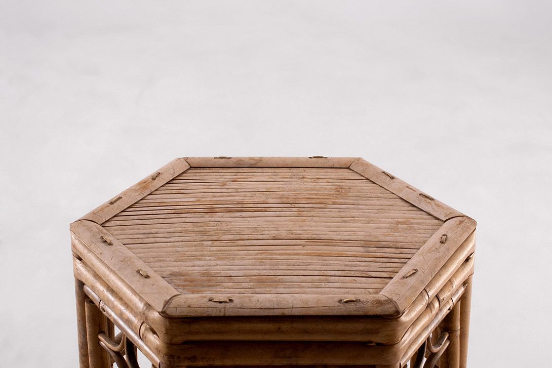 Foto Bamboo Side Table h45x35