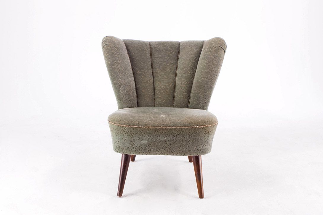 Foto Comfortable Velvet Ladys Chair
