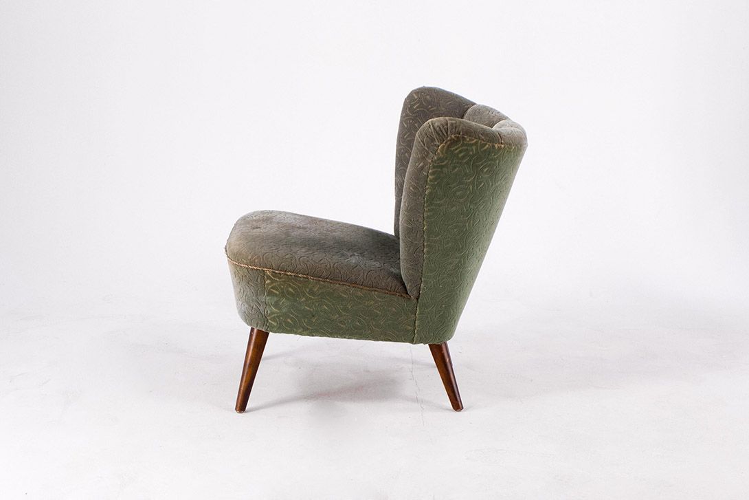 Foto Comfortable Velvet Ladys Chair