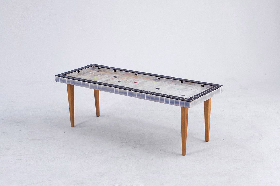Foto Low Mosaic Coffee Table h35x100x35