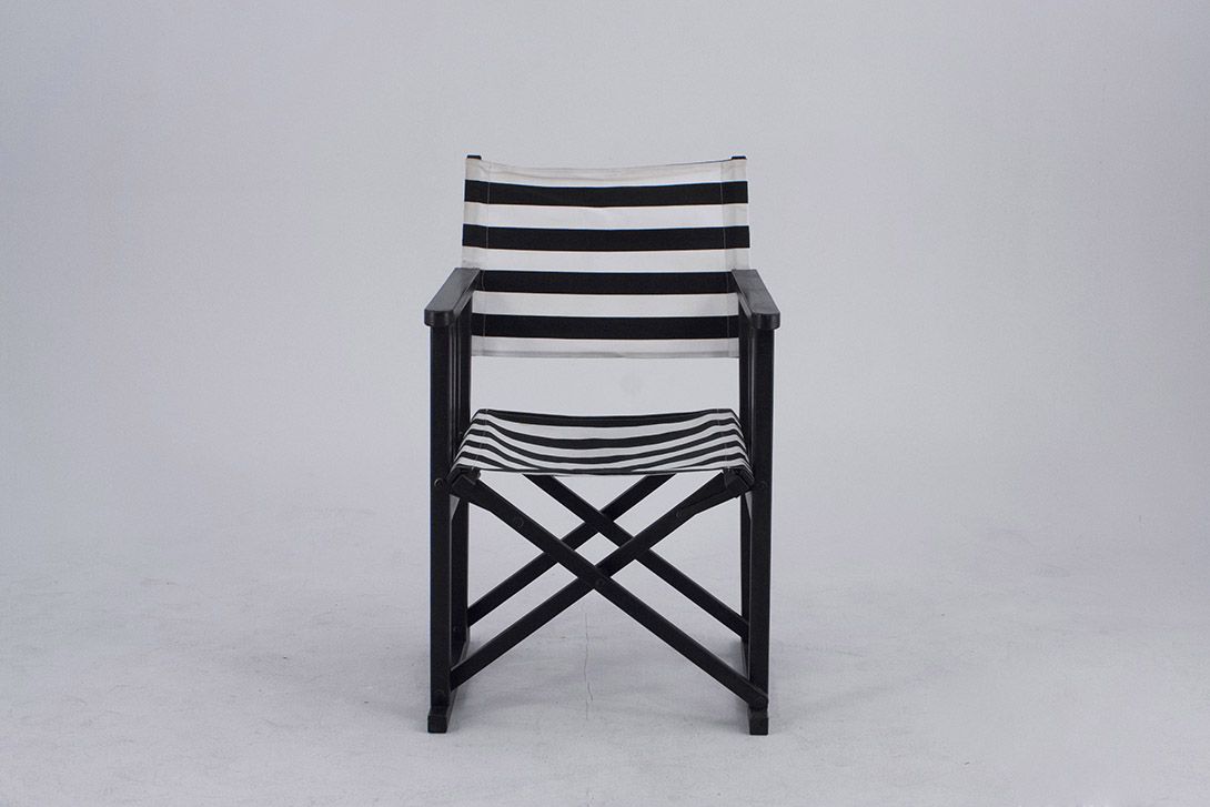 Foto Striped Garden Folding Chair