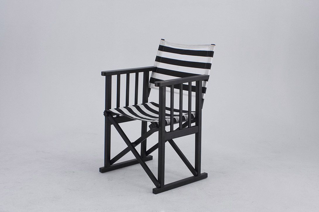 Foto Striped Garden Folding Chair