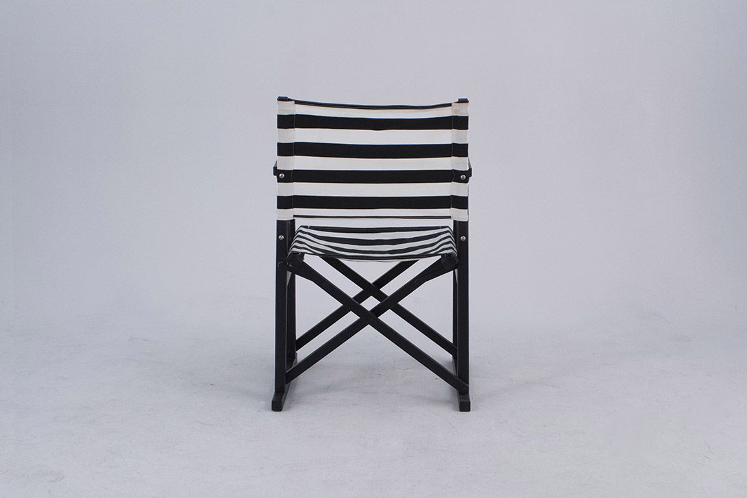 Foto Striped Garden Folding Chair