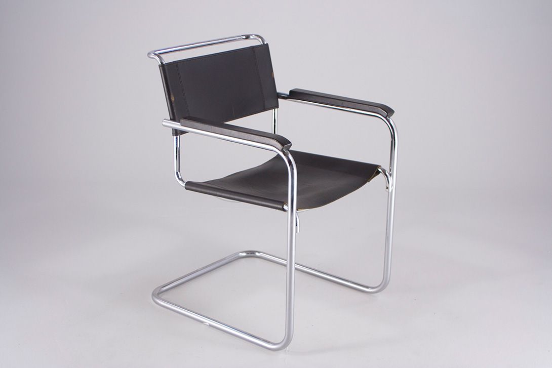 Foto Cantilever Leather Chair S 34 Thonet 1926