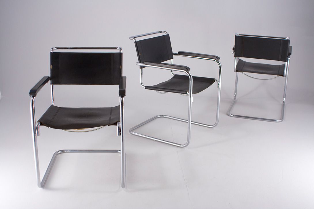 Foto Cantilever Leather Chair S 34 Thonet 1926