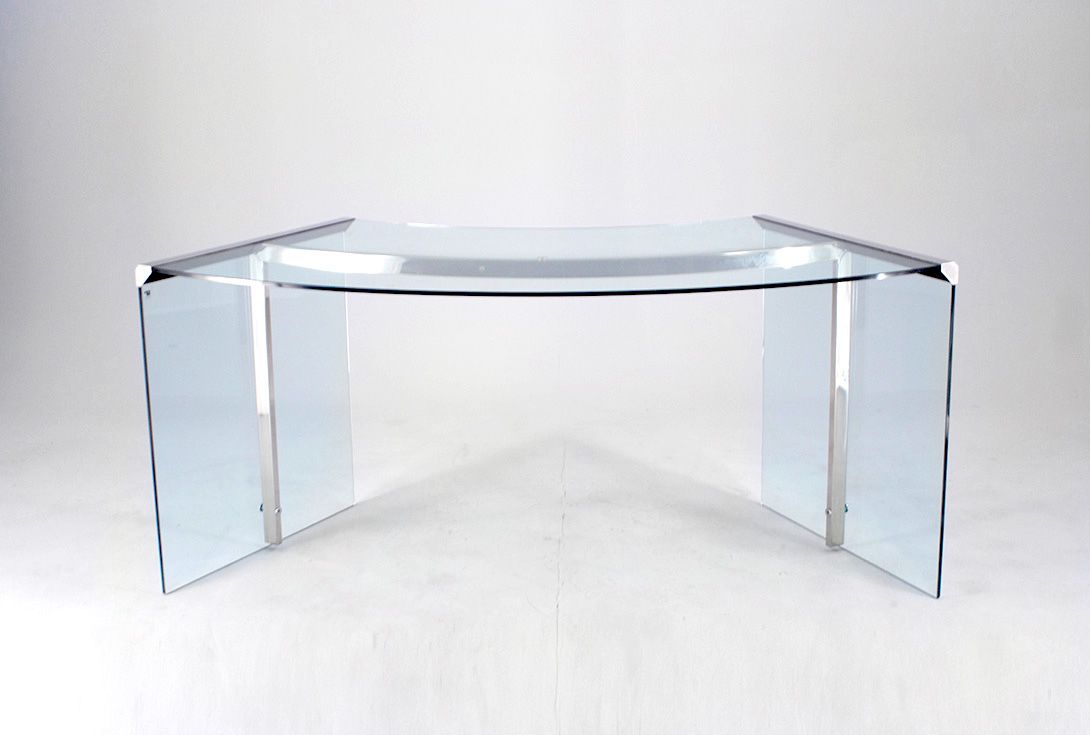 Foto Gallotti and Radice Glass and Chrome Desk h75x167x63