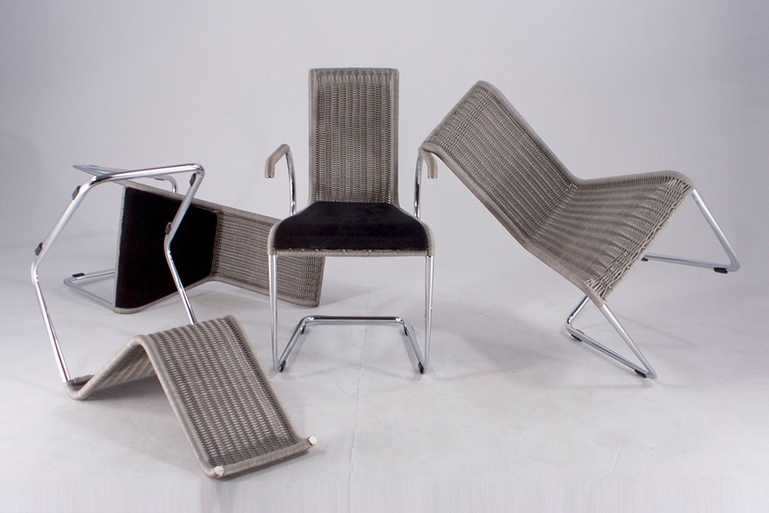 Foto Tecta Dining Chair with Steel Tube Base and Arms