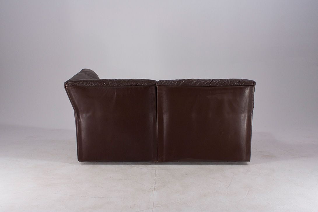 Foto Corner Brown Leather Desede Sofa 1980