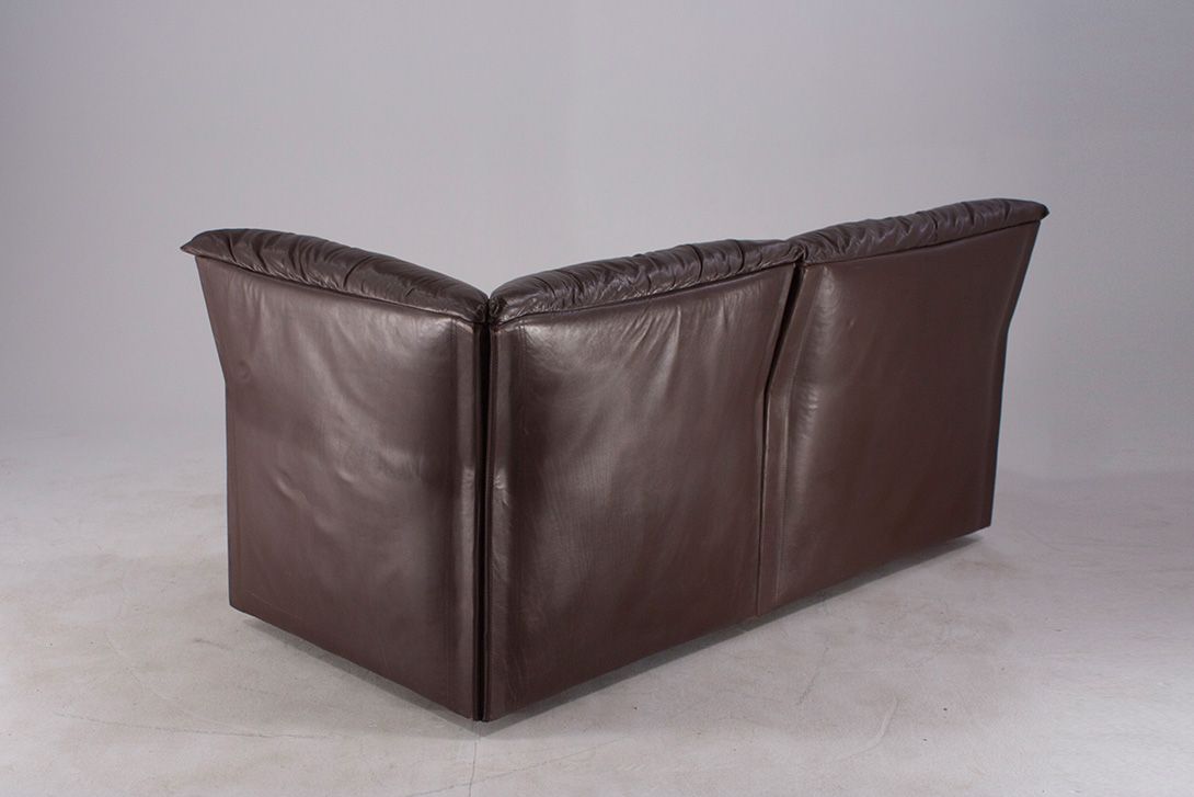 Foto Corner Brown Leather Desede Sofa 1980