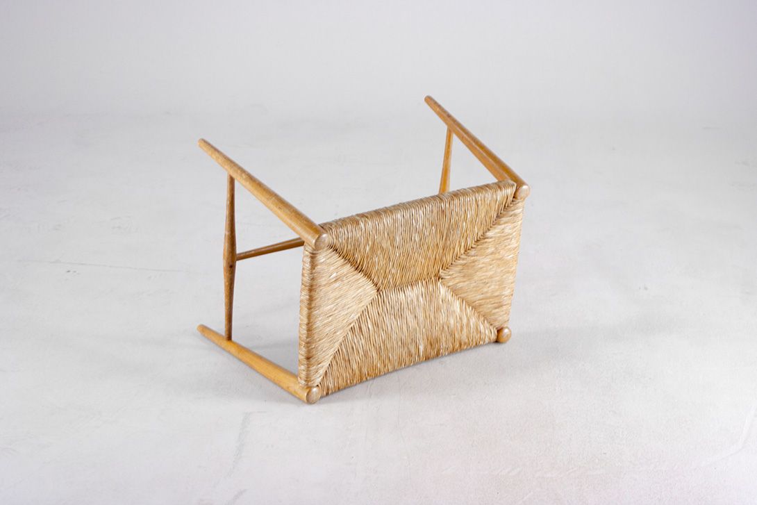 Foto Wooden Knitted Chair
