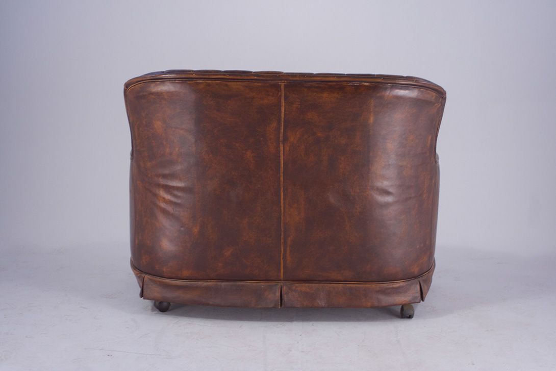 Foto Chesterfield Rusted Leather (two-seater) Sofa