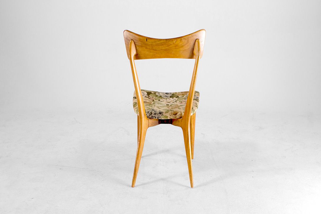 Foto Dining Chair with Floral Print Seater Italy 1956