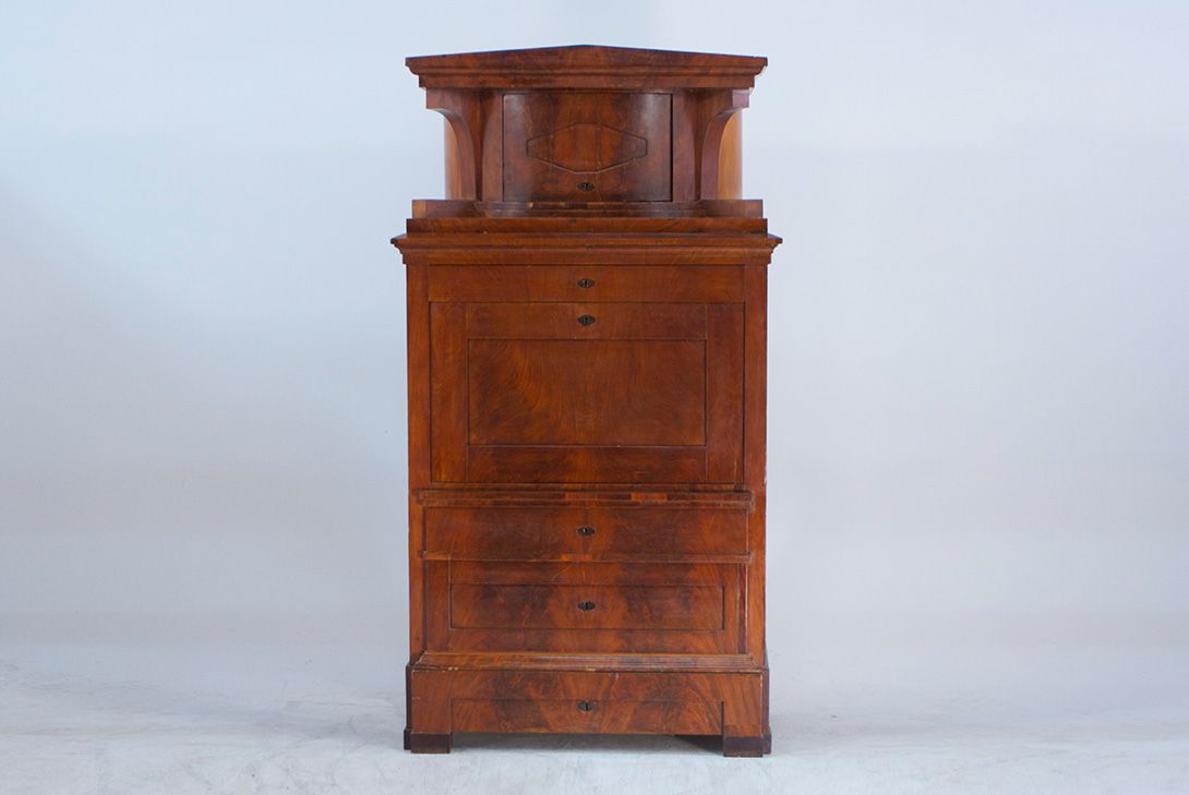 Foto Massive Wood Bureau with many Drawers h200x110x54