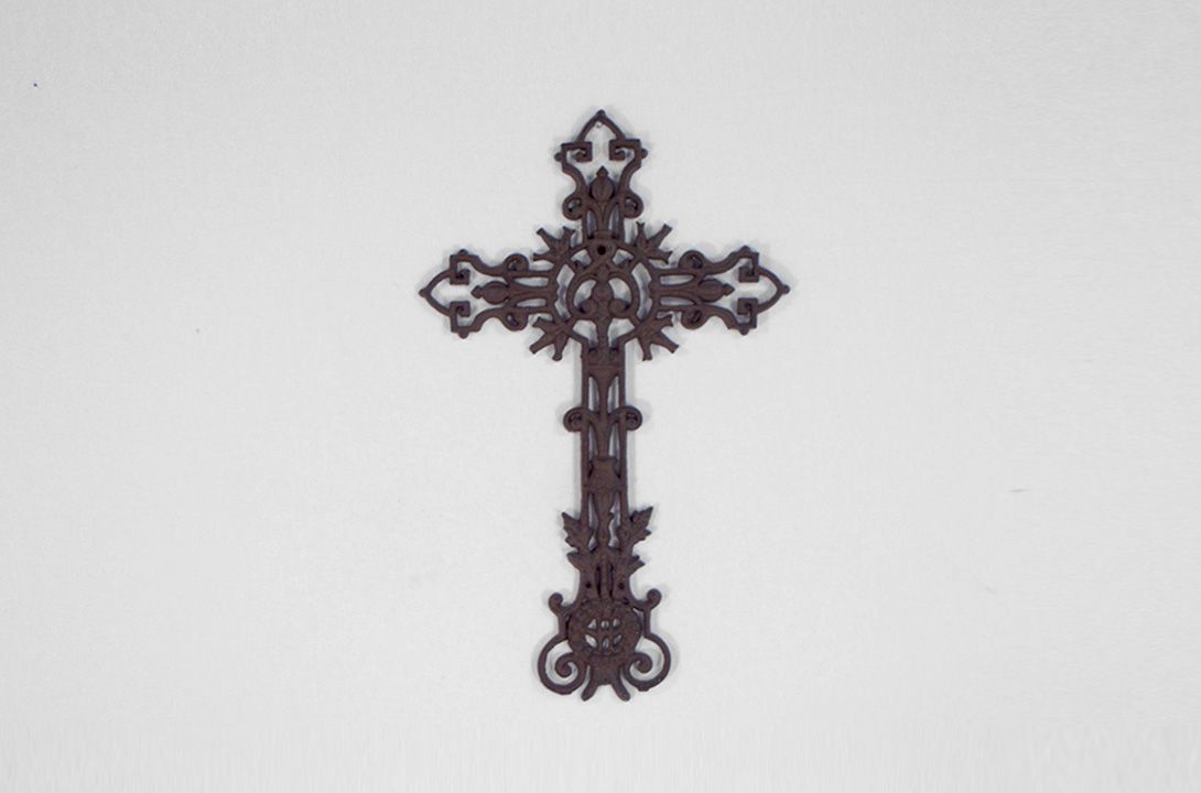 Foto Old Metal Wall Cross