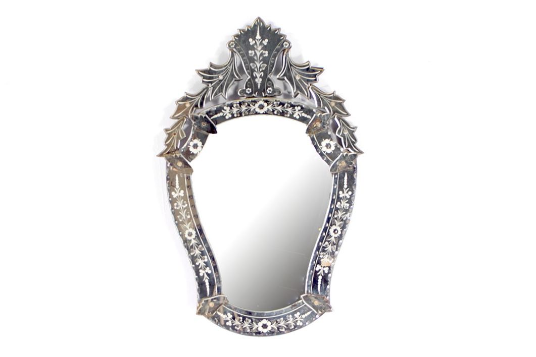 Foto Venetian Floral Decor Frame Mirror