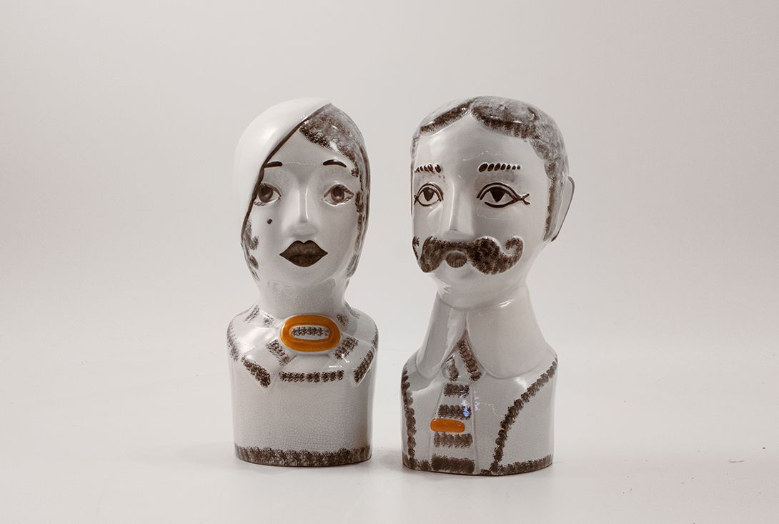 Foto Porcelain Head Flapper Him h38x15x15