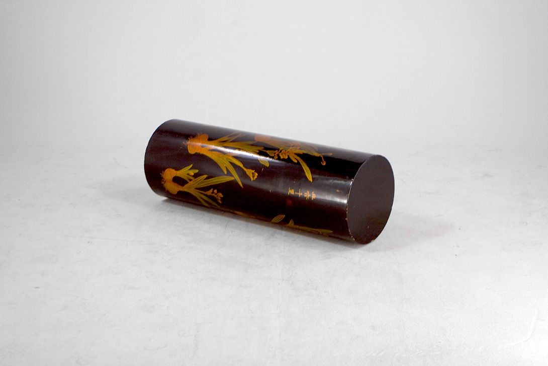 Foto Floral Chinese Antique Wooden Column 1890 h90x30cm