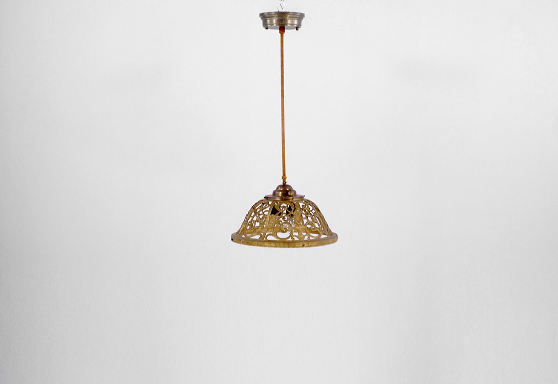 Foto Copper Lamp Industrial France 1790 ø53