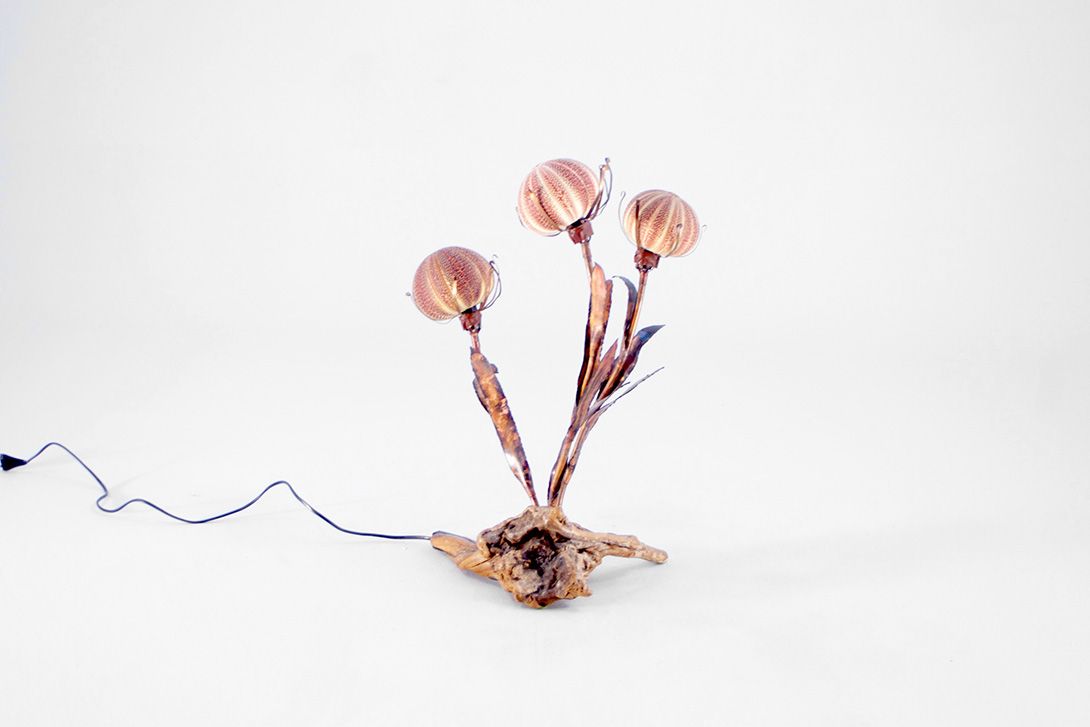 Foto Bulb-Tentacle Sea Anemone Art Table Lamp h60