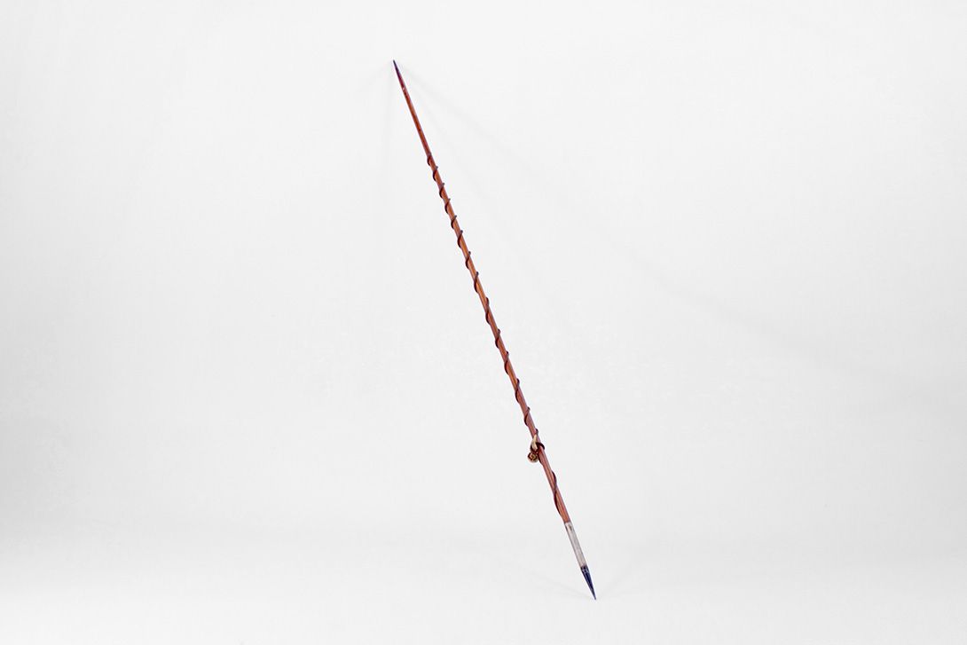 Foto Antique Wooden African Spear h254