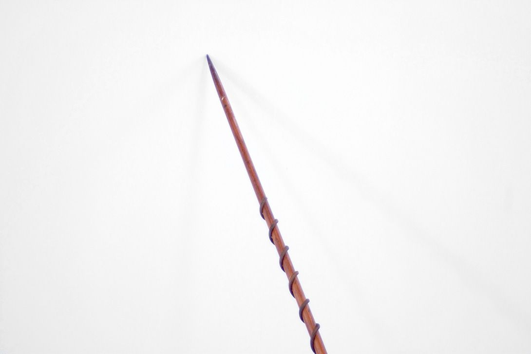 Foto Antique Wooden African Spear h254