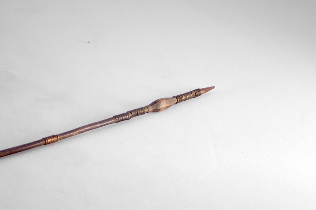 Foto Medieval Roman Metal Detailed Spear