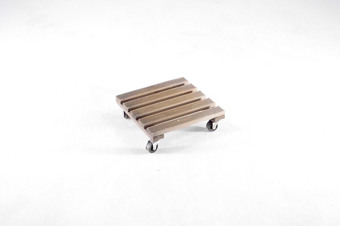 Foto Wooden Transport Trolley h9x29x29