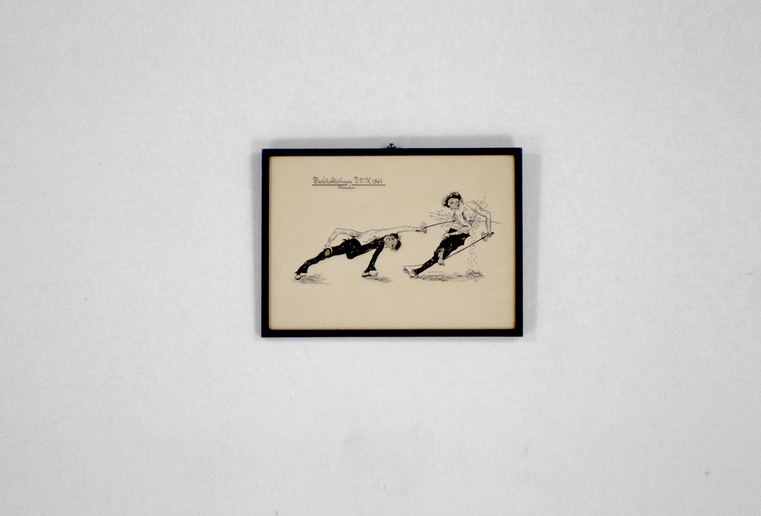 Foto Freestyle Fencing Sketch 1861 h24x33 26B3