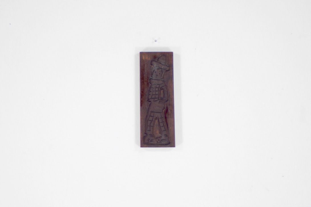 Foto Carved Chocolate Mould Court Jester Leipzig 1830 17B9