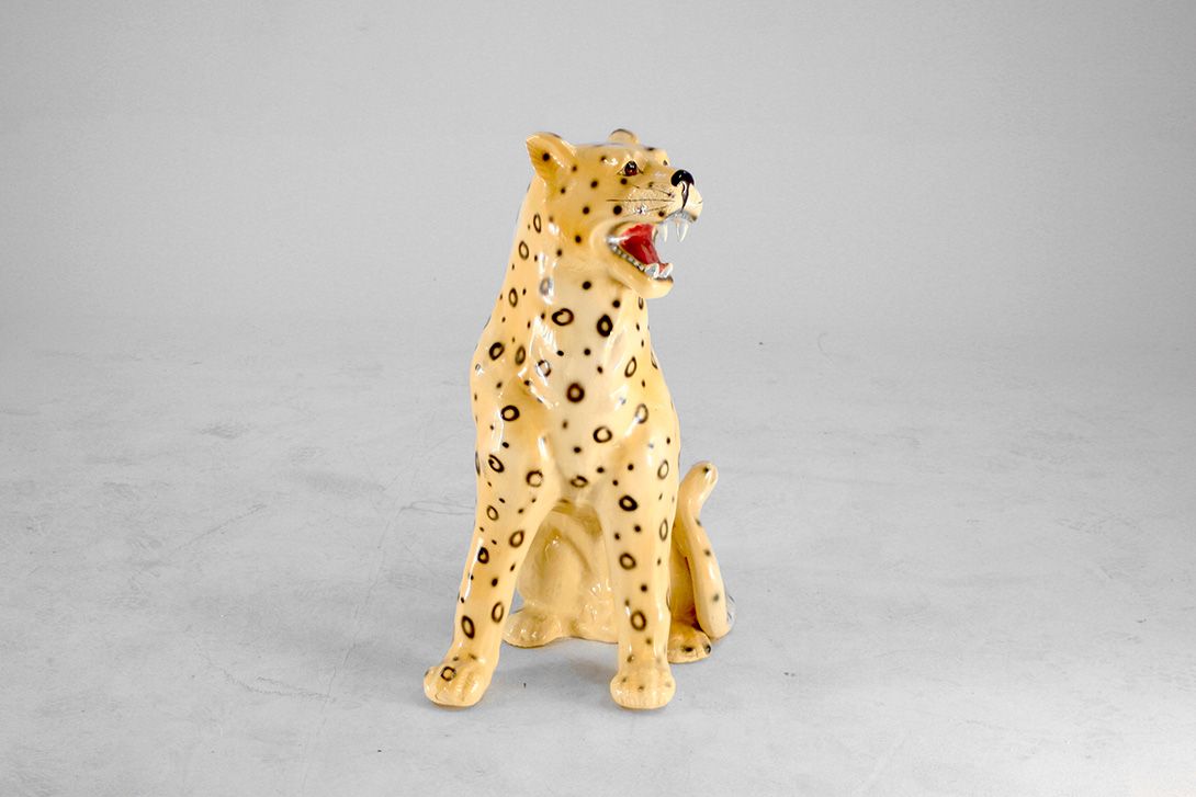 Foto Leopard Porcelain Hollywood Regency H75x55x40