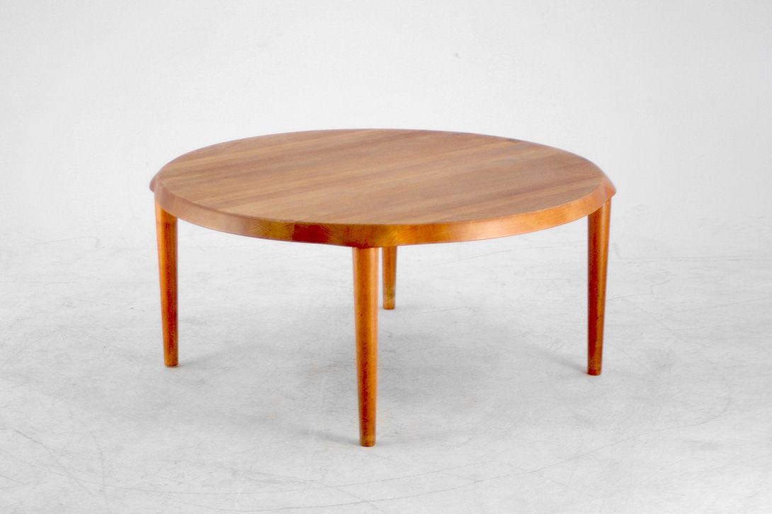 Foto Round Wooden Tea Table h46x104