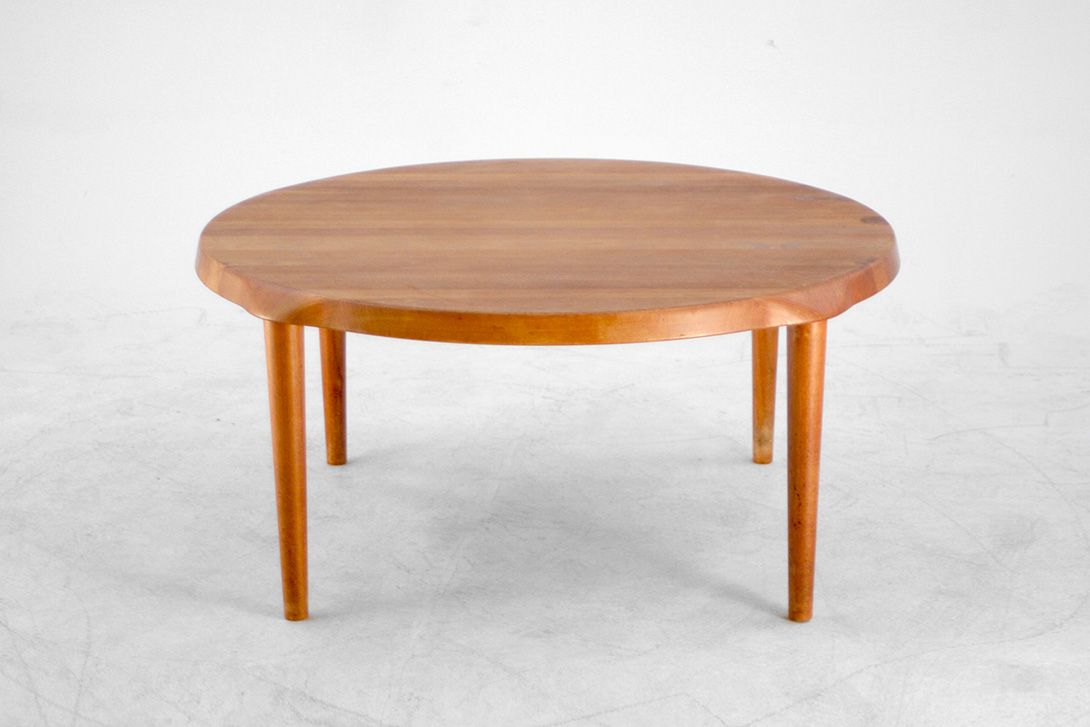 Foto Round Wooden Tea Table h46x104