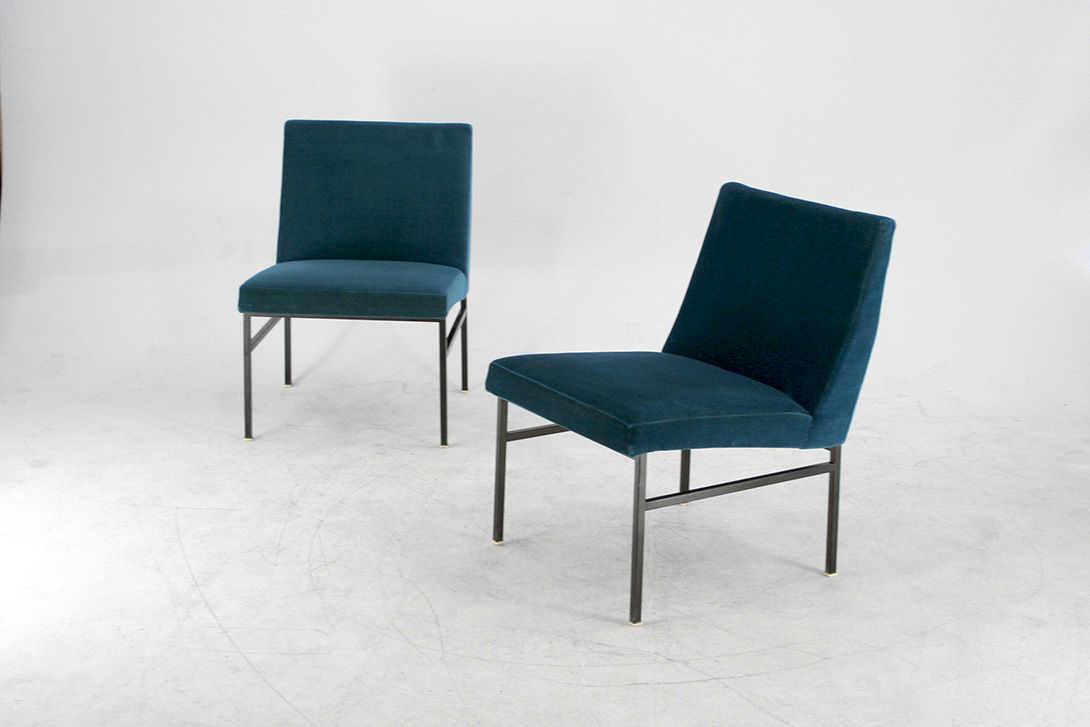 Foto Velvet Dark Cyan Fancy Chair