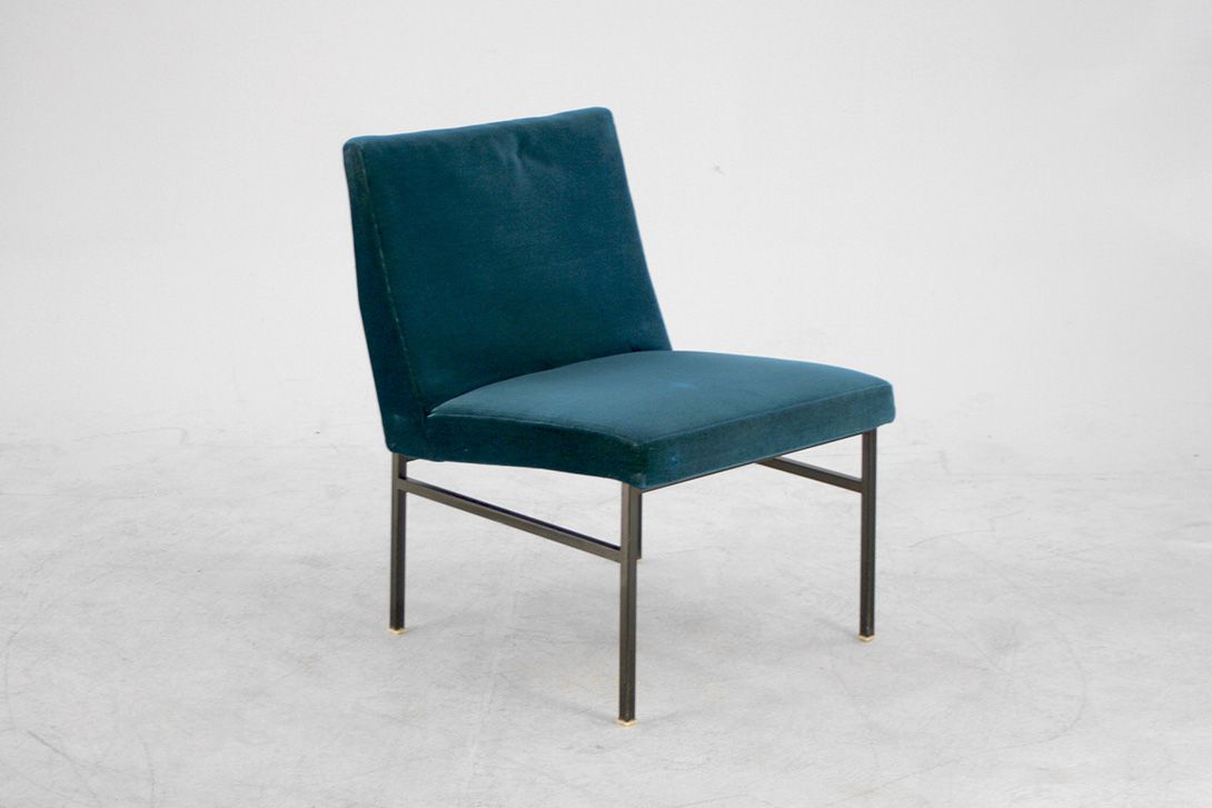 Foto Velvet Dark Cyan Fancy Chair