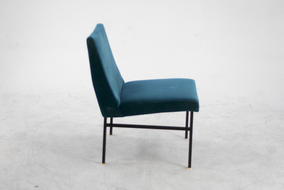 Foto Velvet Dark Cyan Fancy Chair
