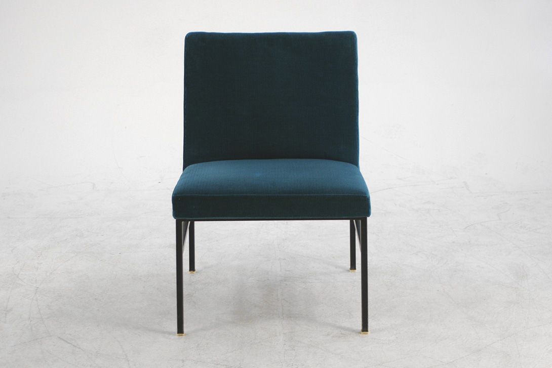 Foto Velvet Dark Cyan Fancy Chair