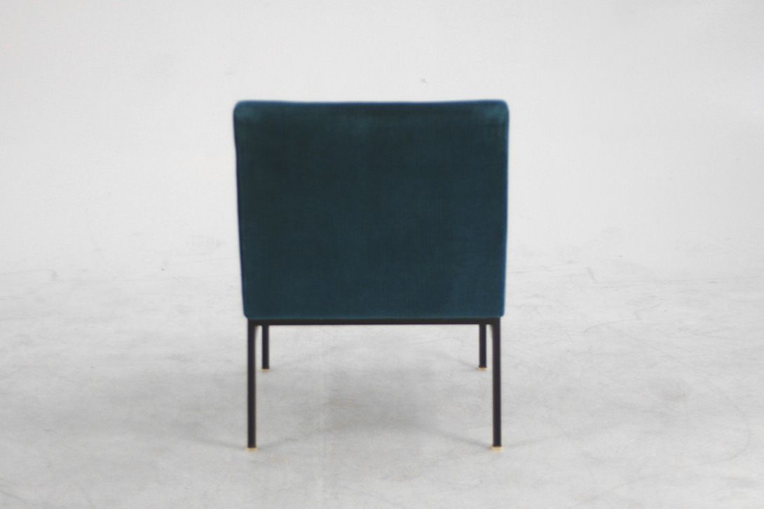 Foto Velvet Dark Cyan Fancy Chair