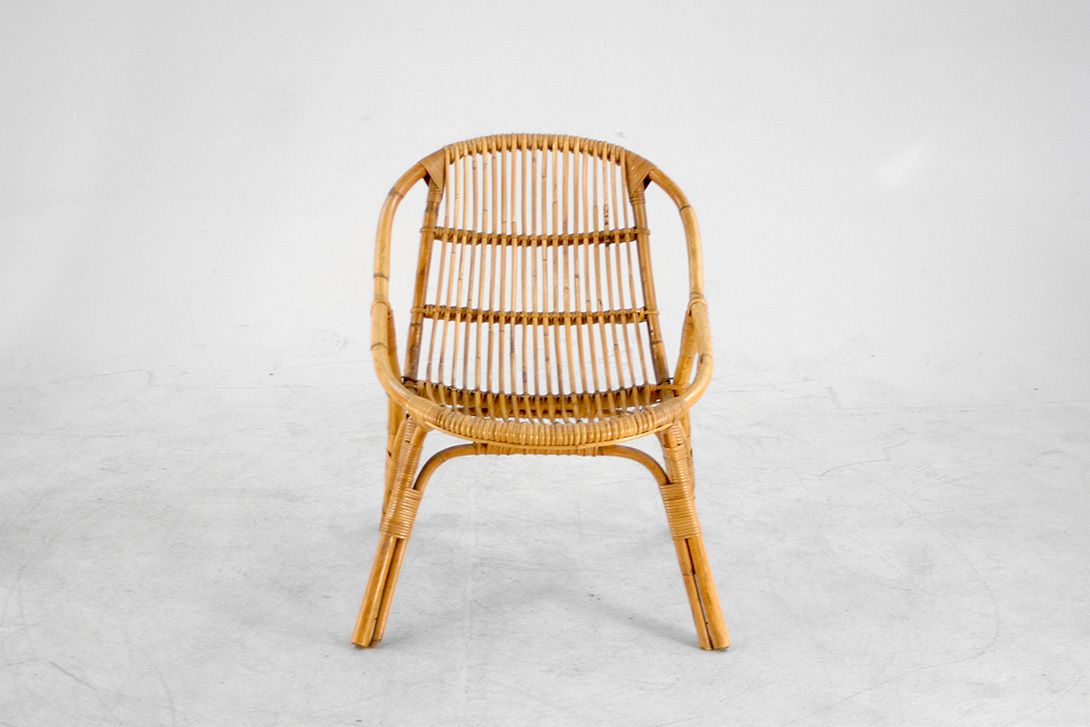 Foto Bamboo Garden Chair Germany 1963 h70x77x55