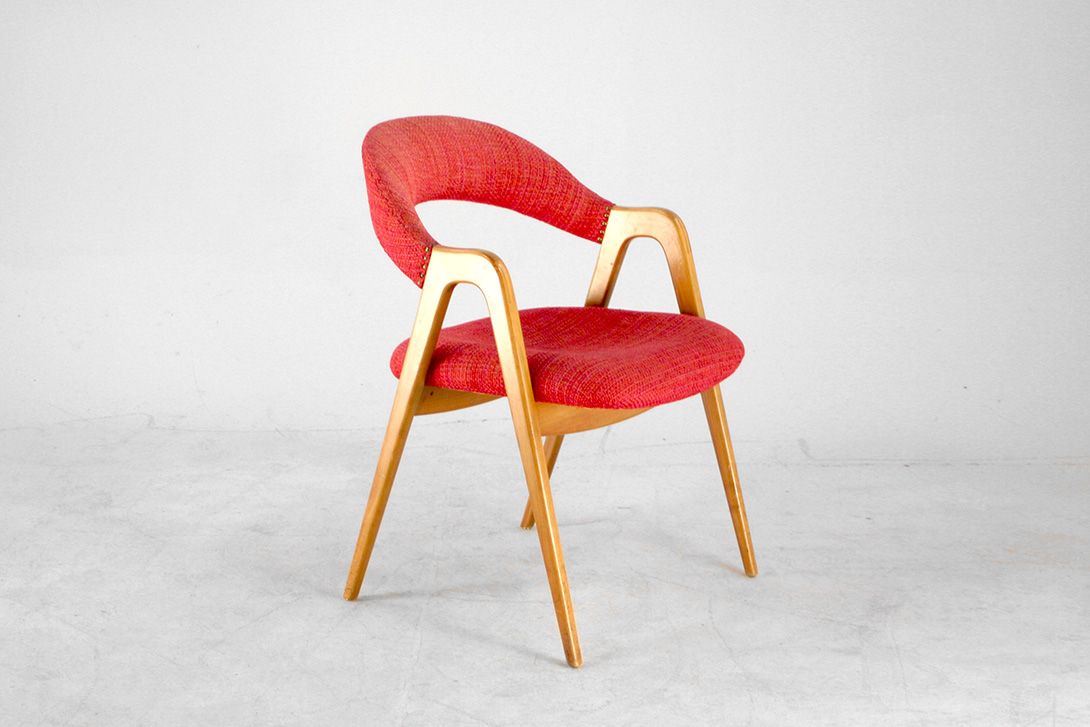 Foto Scandinavian Oak Armchair 1956