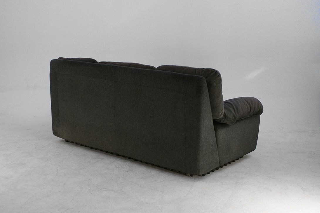 Foto Faded Black Three Seater Sofa h80x180x90