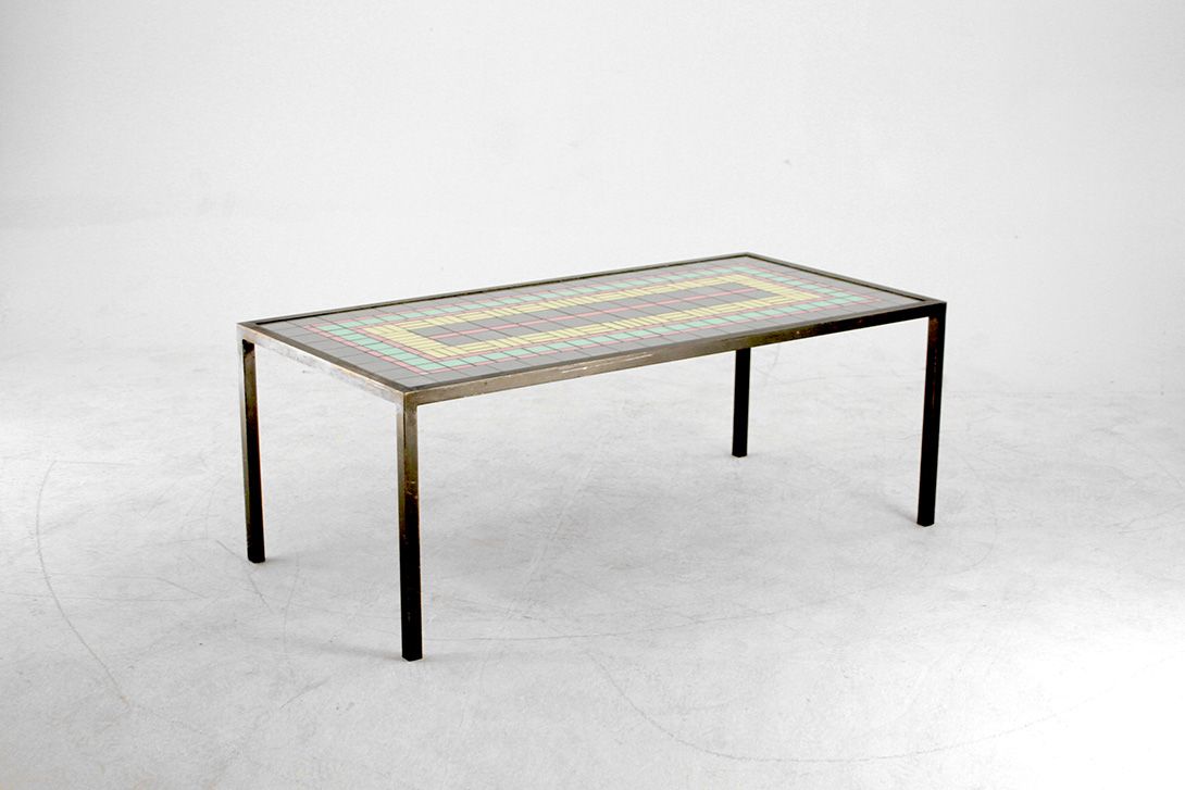Foto Colorful Mosaic Coffee Table h45x120x60