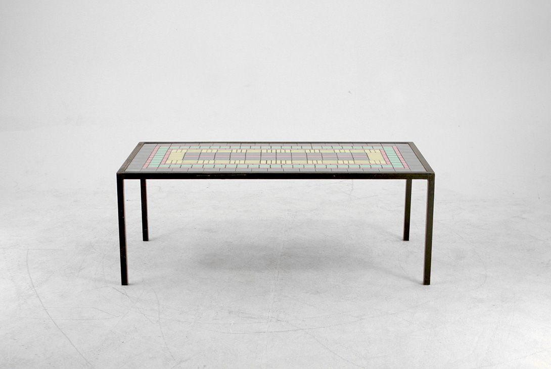 Foto Colorful Mosaic Coffee Table h45x120x60
