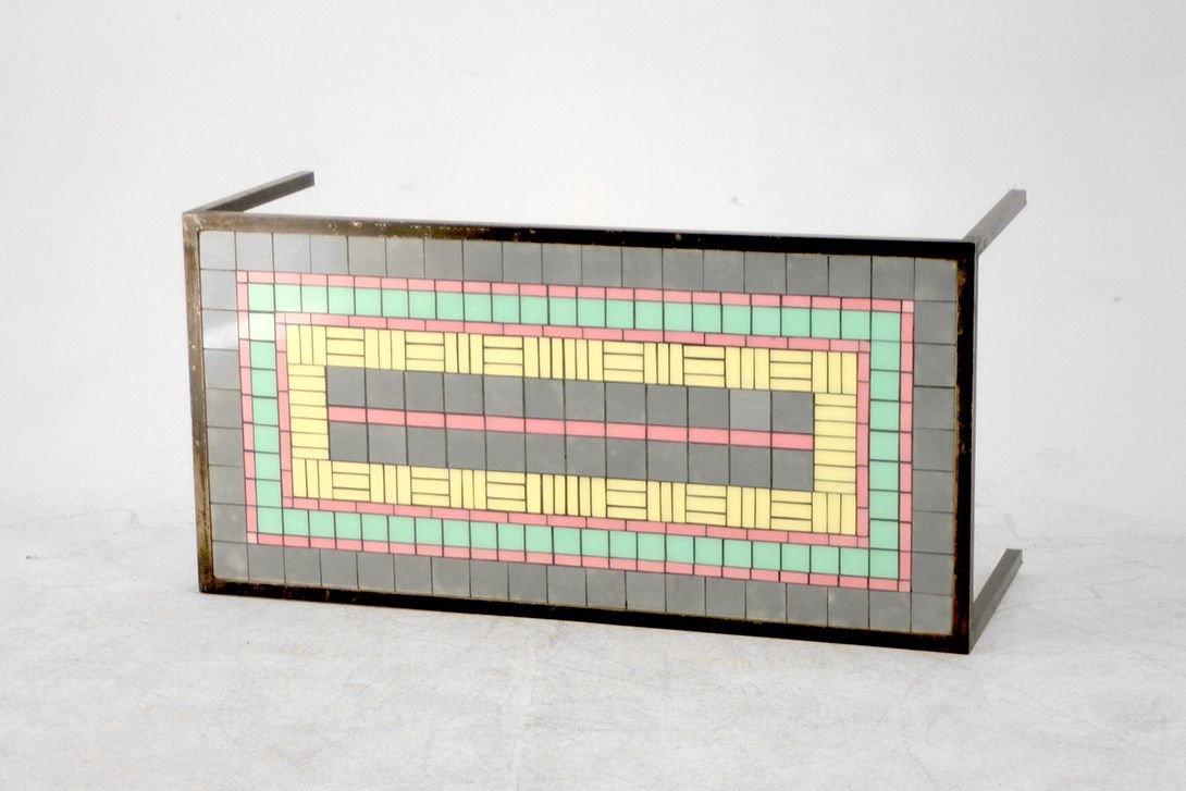 Foto Colorful Mosaic Coffee Table h45x120x60