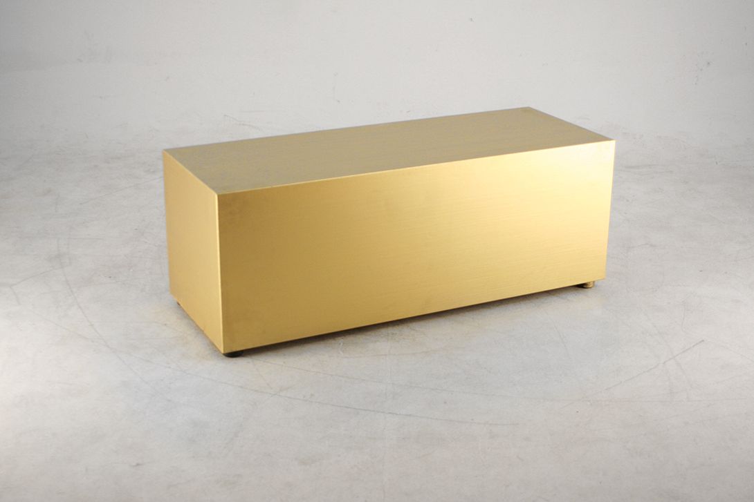 Foto Golden Cube Bench h53x120x45cm //