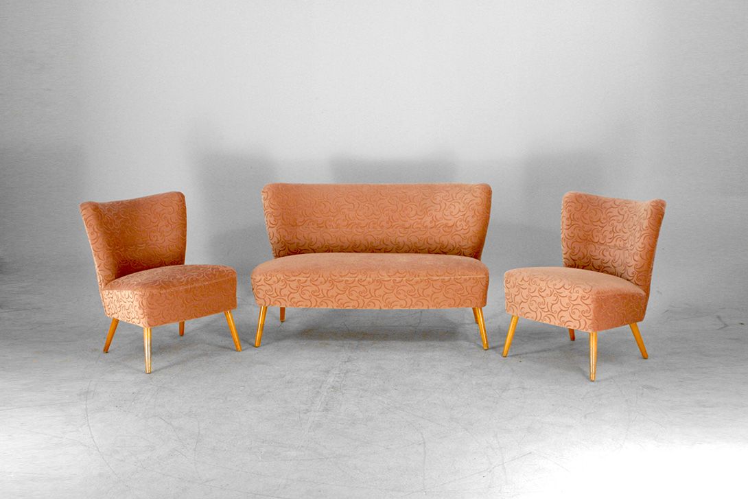 Foto Velvet Rose Sofa with Beautiful Detail h74x118x70