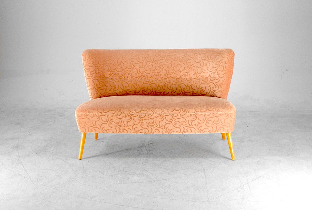 Foto Velvet Rose Sofa with Beautiful Detail h74x118x70