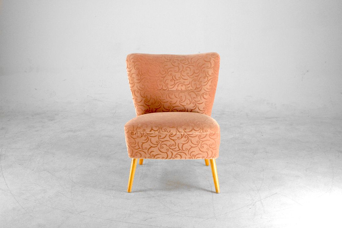 Foto Velvet Rose Armchair with Beautiful Detail h72x70x56